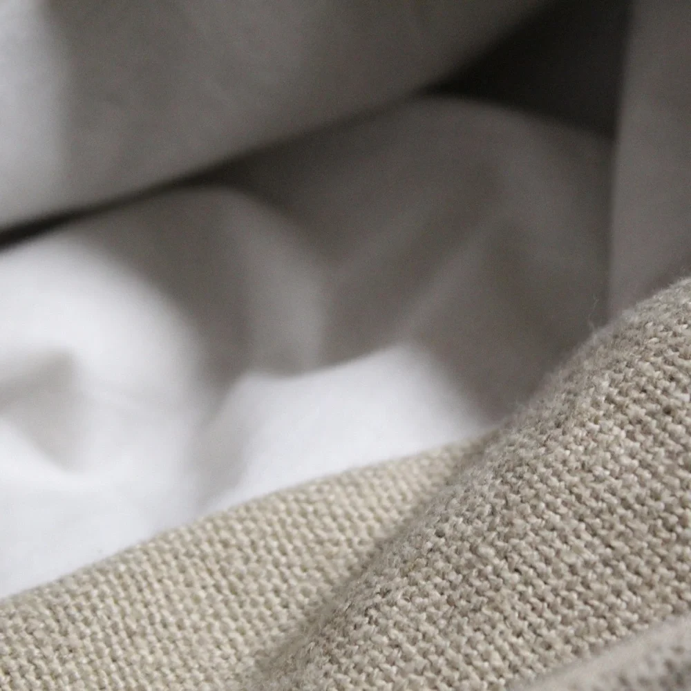 West Elm Genuine Suede Pillow Cover – Neutral Beige Patchwork. 20 in x 20 in